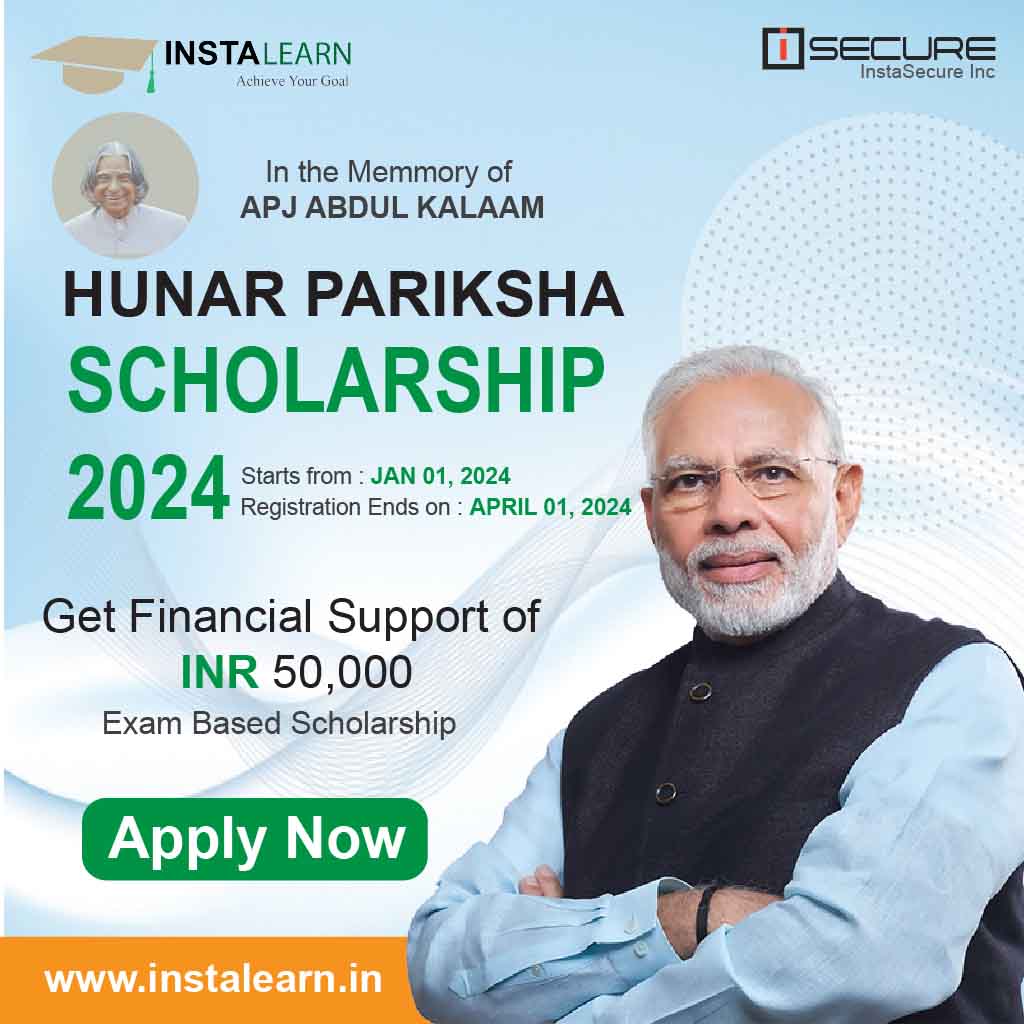 Banner Scholarship Hunar Pariksha